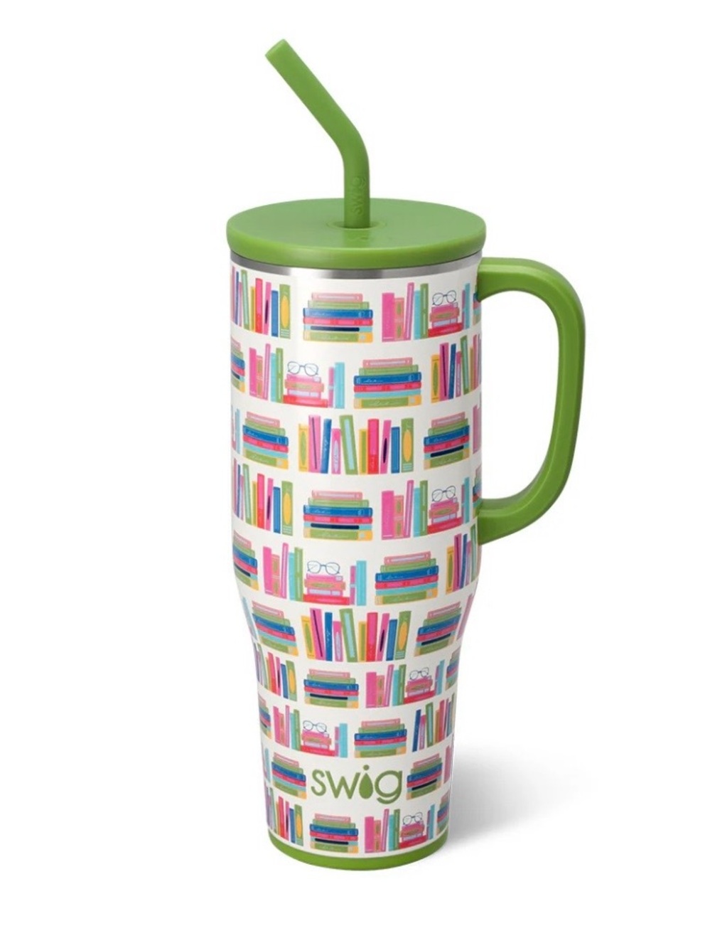 NWT Swig Life Book Club Mega Mug Travel Bottle Hot/Cold 40 oz